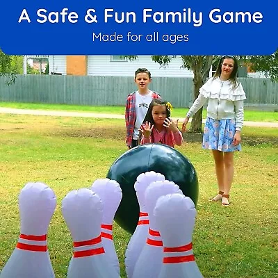 Jumbo Inflatable Bowling Game 7-Piece Set Indoor/Outdoor Games For Kids. • $499.99