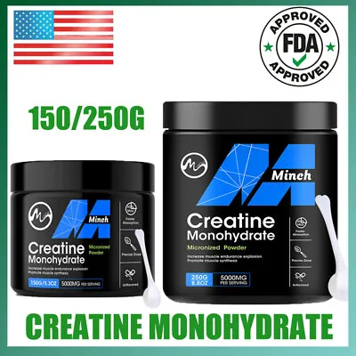 Creatine Monohydrate Powder Muscle Builder For Men & Women Reduce Fatigue ~ • $17.99