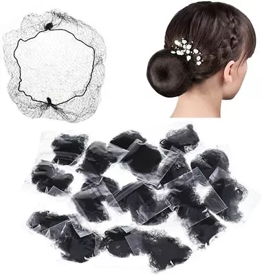 Invisible Elastic Hair Net Bun Cover Ideal For Styling Ballet Kitchen Food 50cm • £1.49