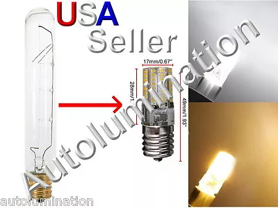 E17 LED Appliance Refrigerator Freezer Light Bulb Lamp 120vac Sub -Zero 64 80LED • $8.99