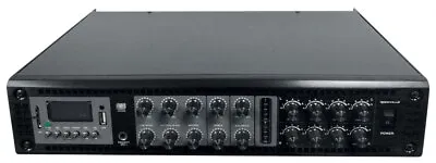 Rockville PRE-70V 70V Stereo Preamp Mixer With 6 Zones Bluetooth/Optical/Mic In • $145.95