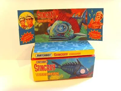 MATCHBOX - STINGRAY TERROR FISH -  Superb Custom Display Box And Tray ONLY. • $9.85