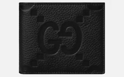 GUCCI JUMBO GG WALLET - BLACK LEATHER - Retail  $580. NEW 100% Authentic • $225