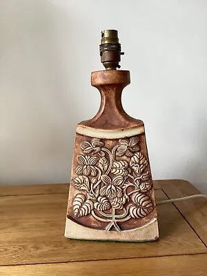 Vintage Quantock Designs Studio Pottery Table Lamp Somerset • £39.99