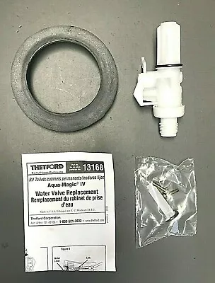 RV/Camper OEM Thetford Aqua-Magic IV Toilet Water Valve Replacement Pkg # 13168 • $40.95