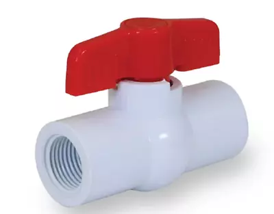 PVC Union Coupling Pipe Fitting; 1/2'' FIP; White Plastic • $17.92