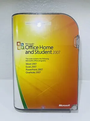 Microsoft Office Home And Student 2007 Used 79G-00007 With Product Key + Inserts • $15