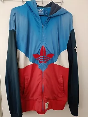 Adidas Originals Nigo Colorado Full Zip Hoodie Jacket Blue UK M • $19.95