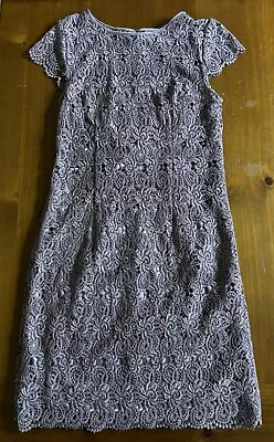 Dress Lavender Lace Patra Misses Size 12 • £32.13