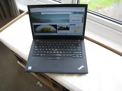 Lenovo T480 Laptop I5 7300U 2.7GHz 8GB Ram 256GB SSD  Win 11 Charger REF W10 • £99.99