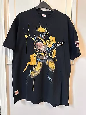 Marvel X-men Mitchy Bwoy Wolverine Black T-shirt XL • £11.99