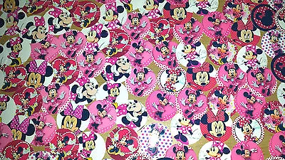 100- 1  PRECUT MINNIE MOUSE Inspired  Bottlecap Images. Hairbows & Scrapbooking • $6