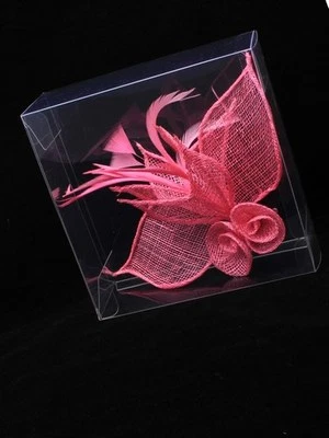 X12 CLEAR TIARA FASCINATOR DISPLAY BOX - TRANSPARENT PLASTIC BOXES LARGE SMALL  • £15.95