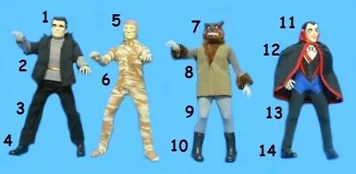 1974 MONSTERS 8  Ahi Lincoln Mego Figure -- DRACULA FRANKENSTEIN MUMMY WOLFMAN  • $26.96