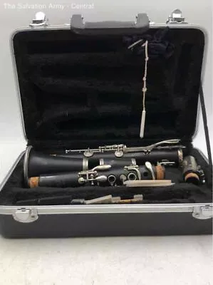 Olds Black Adjustable Thumb Rest Musical Instruments Clarinet W/ Hard Case • $9.99