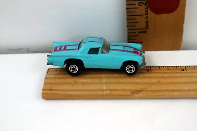 Vintage 1977 Hot Wheels '57 T-Bird Ford Thunderbird Blue W/Pink Detailing • $12.99