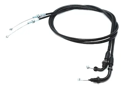 Throttle Cable Push & Pull Set For Honda CB350 CB360 CB400 CB500 CB550 CB750 • $12.99