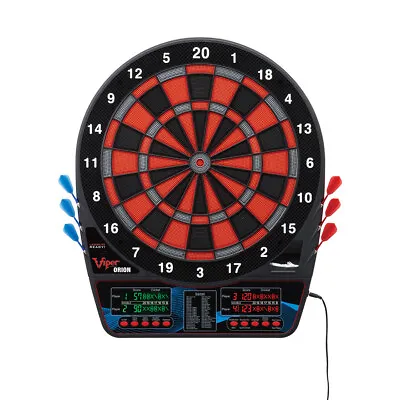 Viper Orion Electronic Dartboard Two Large Scoreboards Dual Color LCD Cricket • $99.99