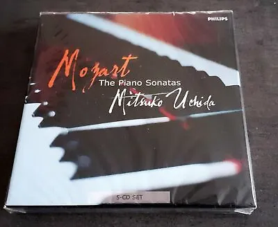 468 356-2 - Mozart - Piano Sonatas - Mitsuko Uchida - Sealed 5 Cd Philips Set • £14.99