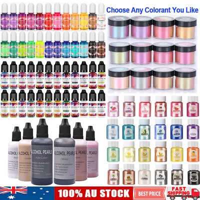 Epoxy Resin Colors Liquid Colorant Dye Pigment Mica Powder Mold Art DIY Craft • $4.99