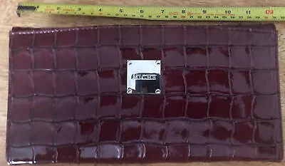 Miche Purse Magnetic Shell Cover Only DANI Chocolate Brown Croc Patent Leather • $9.95