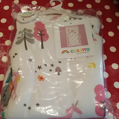 Baby Sleeping Bag 2.5 Tog Age 0-6 Month Unicorn Design • £10.99