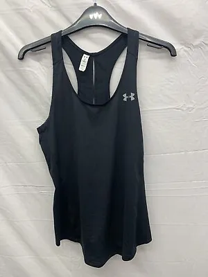 Women’s Under Armour Black Vest Training Top - XS • £13.99