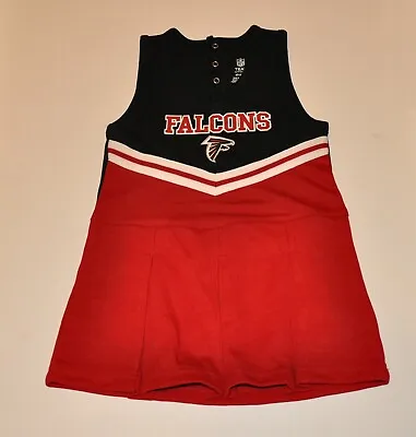 $16.99 • Buy Atlanta Falcons Girls Toddler Infant Cheerleader Dress (4T, 3T, 2T) Jersey Shirt