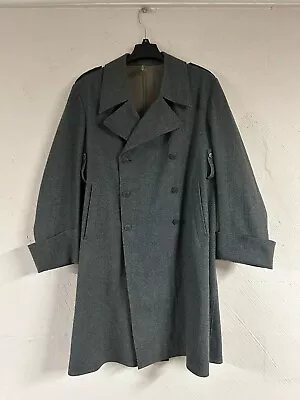 Vintage Old Military Swiss Army Uniform Coat Overcoat Wool…PRICE DROP! • $54