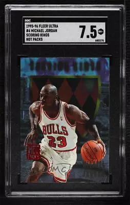 1995-96 Fleer Ultra Scoring Kings Hot Packs Michael Jordan #4 SGC 7.5 HOF • $103.74