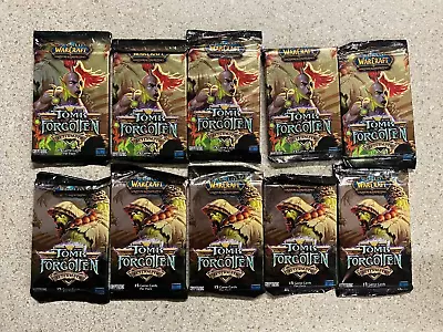 Lot Of 10 World Of Warcraft Tomb Of The Forgotten Aftermath Booster Card Packs • $44.99