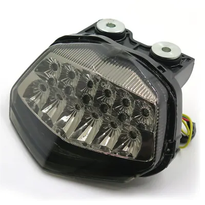 Led Tail Light Brake Turn Signals For Kawasaki Ninja Zx250R 2008 2009 2010 Smoke • $33.48