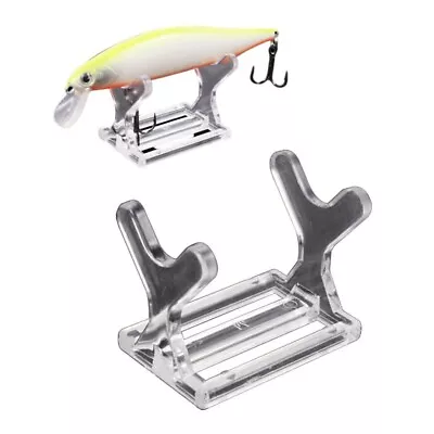 Store Coins Fishing Lure Showing Display Stand Easels Holder Shelf Collectables • $5.89