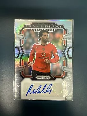 2023-24 Panini Prizm Premier League Ruud Van Nistelrooy Silver Auto #92/99 • $49.99