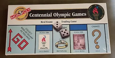 NEW SEALED Monopoly 1996 Centennial Olympic Games Commemorative Collector's Edit • $17.98