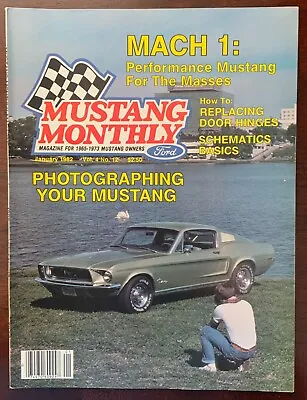 Vintage Mustang Monthly Magazine  January 1982 Vol 4 No 12 • $7.50