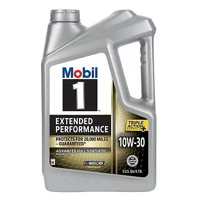 Mobil 1 Motor Oil Extended Performance Full Synthetic Motor Oil 10W-30 5 Quart • $25.37