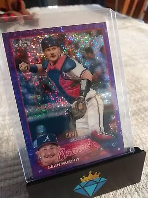 2023 Topps Chrome SEAN MURPHY #178 Purple Speckle Refractor /299-Braves • $2.25