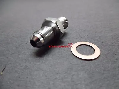 Turbo Coolant Adapter Fitting 4AN To M12x1.5 SAAB VOLVO TD04L TD04H TD04HL • $9.99