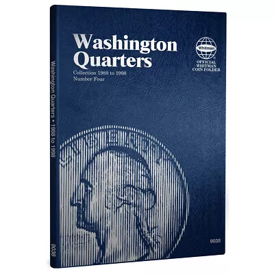 Washington Quarters #4: 1988-1998 - Official Whitman Coin Folder • $5.99