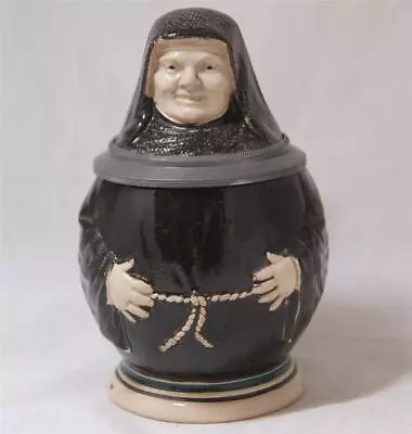 Antique German Character Beer Stein - Nun By Merkelbach And Wick #270 C.1880s • $195