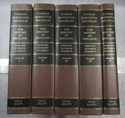 £50 • Buy THE HISTORY Of ENGLAND From The Accession Of James II Folio Society - Macaulay