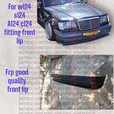 W124 C124 A124 S124 Mercedes Front Frp Lip Splitter For Zender Type • $100