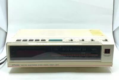 Vintage JC Penney 680-3041 AM/FM Alarm Clock Radio Stereo • $11.99