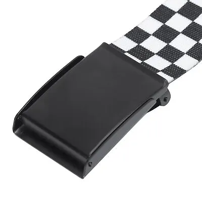 Checkered Belt Can Be Fixed Untie Adjustable Cuttable Strap For Clothing AUS • £8.45