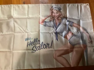 AUS SELLER PRE OWNED. Rum Tattoo. Man Cave Flag Banner Sailor Jerry Wall Hanging • $44