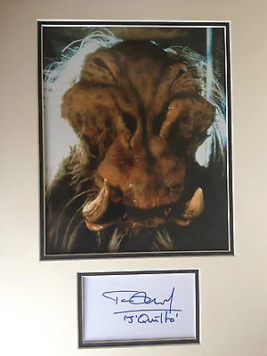 £35 • Buy Tim Dry - Star Wars - J'quille Actor - Excellent Signed Colour Display