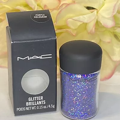 MAC PURPLE HOLOGRAM Glitter Brilliants Pigment Full Size NIB Eye Shadow Free • $17.95