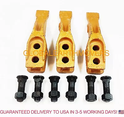 JCB Backhoe - 3 Pcs. Bucket Tooth Point With Nut/Bolt. (Part No. 531/03205) • $114.41