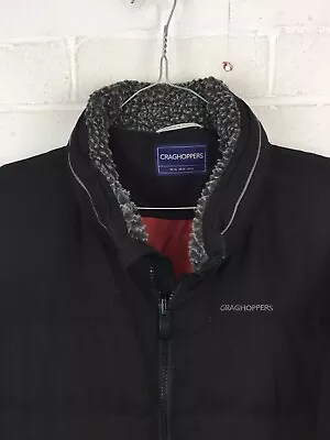 Craghoppers Black Full Zip Close Long Sleeve Quilted Coat Size X-Large #CE • £8.99